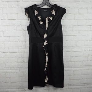 $10 Deal! BCBG satiny dress with ruffle